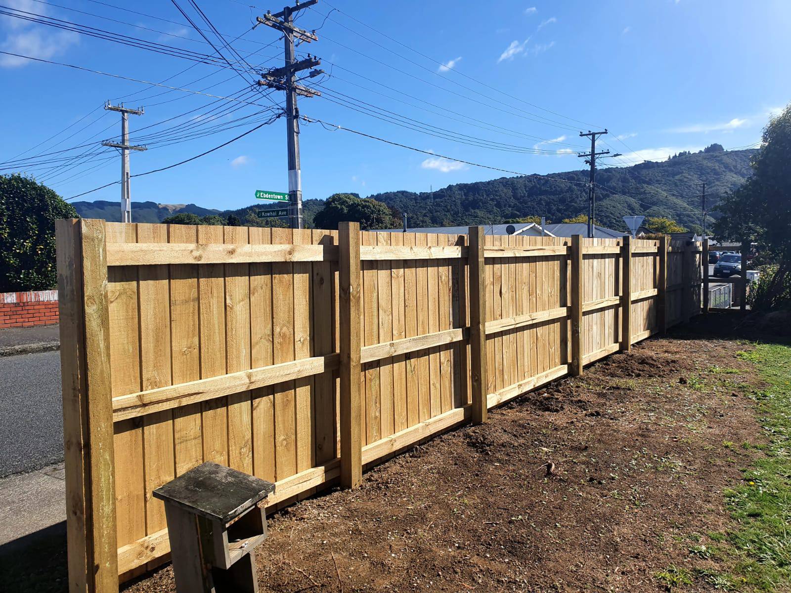 Timber fencing